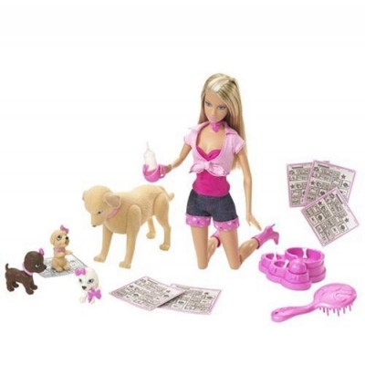 Barbie Luv Me Taffy Dog And And Puppies   